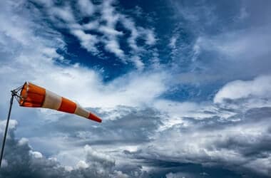 Level 2 Damaging Winds Warning for Durban Today